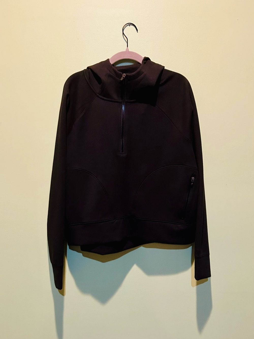 DSG Half-Zip Hoodie Sweatshirt in Black